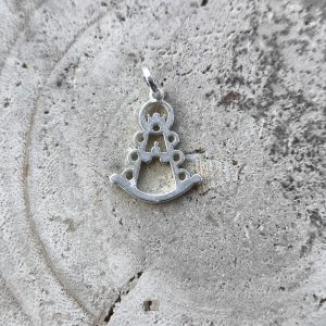 Colgante Virgen del Rocío en plata de ley