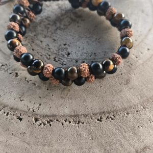 Pulsera triple protección con rudaskra