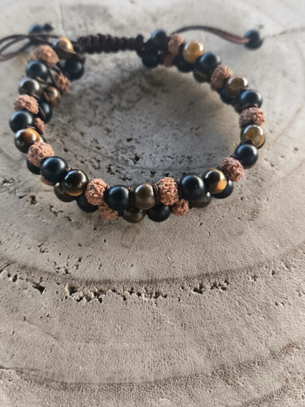 Pulsera triple protección con rudaskra